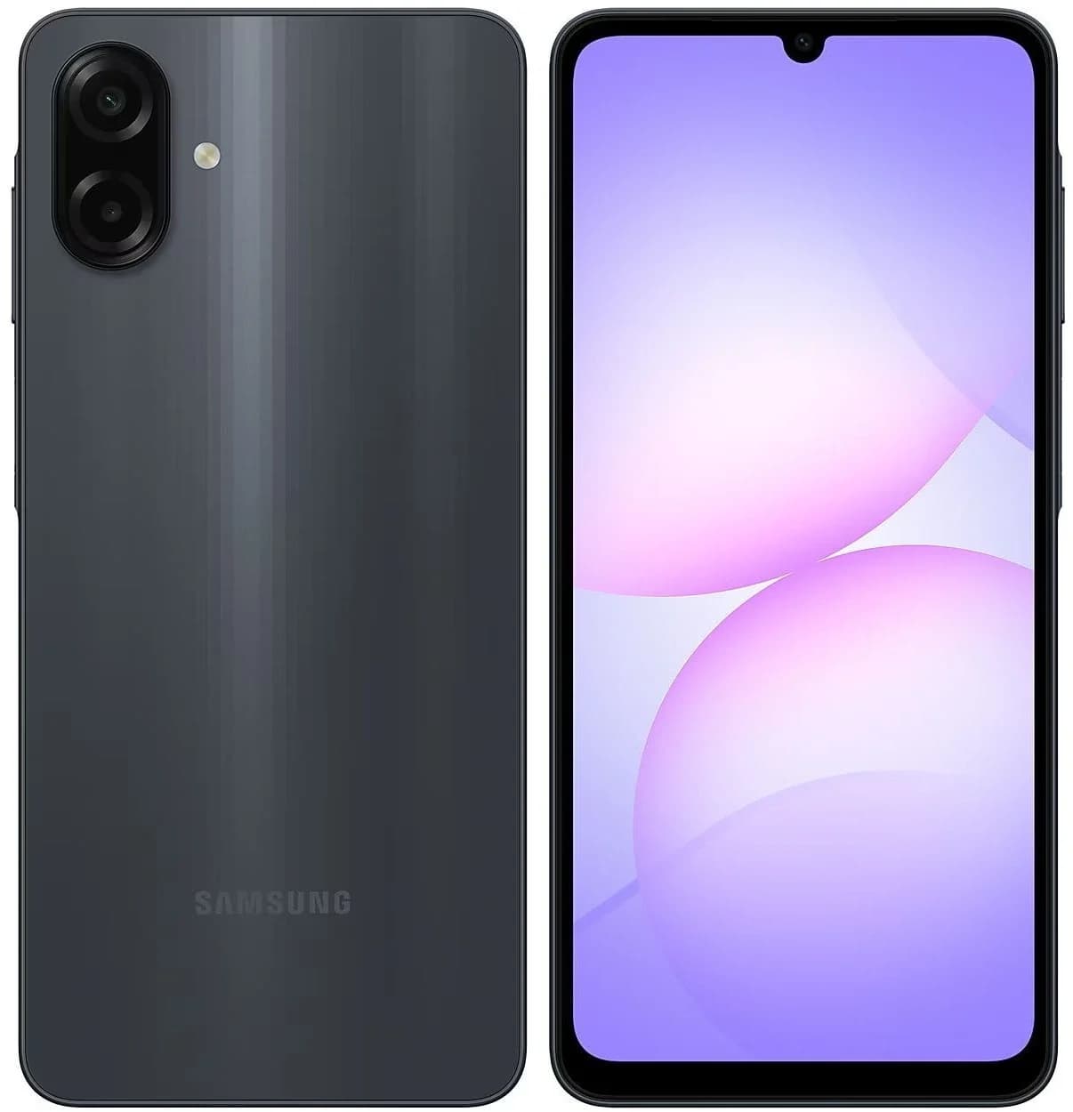 Samsung Galaxy A07 2 × nano SIM, 64 Гб, чёрный